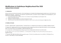 Modifications to Castlethorpe Neighbourhood Plan 2020 CONSULTATION STATEMENT