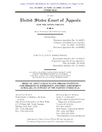 Brief of Amici Curiae Floyd Abrams Institute for Freedom of Expression and First Amendment Scholars, in Support of the Parties Under Seal