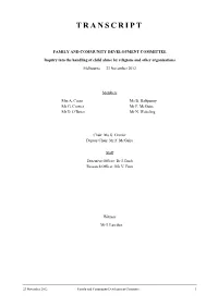 Mr Ian Lawther Transcript