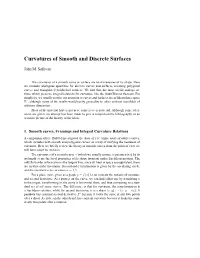 Curvatures of Smooth and Discrete Surfaces