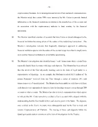 Motion Record of the Trustee (Returnable