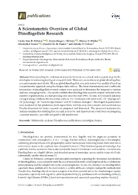 A Scientometric Overview of Global Dinoflagellate Research