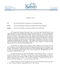 Consensus Revenue Estimates Are Based on Current Federal and State Laws and Their Current Interpretation