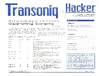 Ct Olges O Er Operating Systems
