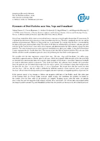 Dynamics of Dust Particles Near Sun, Vega and Fomalhaut