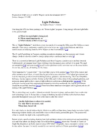 Light Pollution by Stephen Davis − 2/26/08