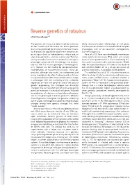 Reverse Genetics of Rotavirus Ulrich Desselbergera,1