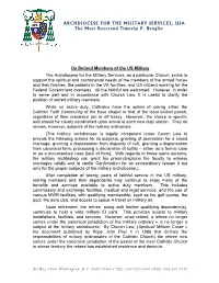 Statement on Retired Members Of