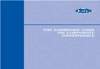 The Combined Code on Corporate Governance