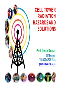 Cell Tower Radiation Hazards and Solutions .Pdf