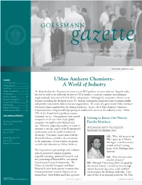 Goessmann Gazette 2009