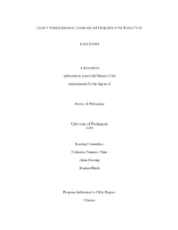Lucan's Natural Questions: Landscape and Geography in the Bellum Civile Laura Zientek a Dissertation Submitted in Partial Fulf