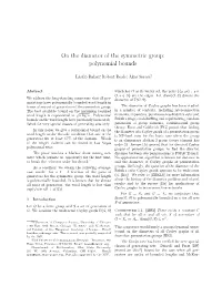 On the Diameter of the Symmetric Group: Polynomial Bounds