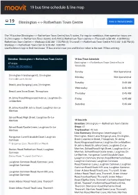 19 Bus Time Schedule & Line Route