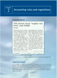 2 Accounting Rules and Regulations