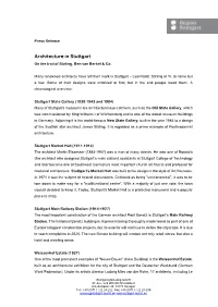 Architecture in Stuttgart (PDF)