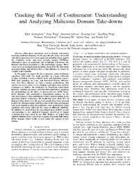 Understanding and Analyzing Malicious Domain Take-Downs