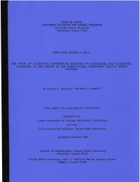 DOGAMI Open-File Report O-86-06, the State of Scientific