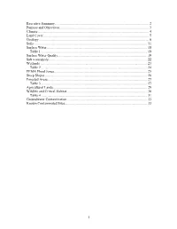 Natural Resource Inventory (NRI) Is a Planning Study That Identifies, Quantifies and Describes the Environmental Resources Present in a Community