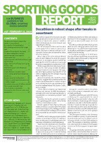 Sporting Good Report