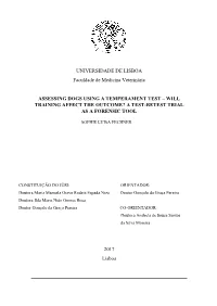 Will Training Affect the Outcome? a Test-Retest Trial As a Forensic Tool