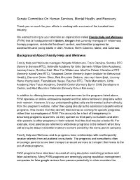 SB749 Testimony About