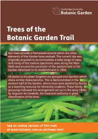 Trees of the Botanic Garden Trail