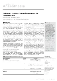Update in Anaesthesia