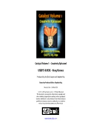 Catalyst Vol. 1 User's Guide