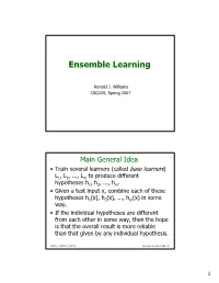 Ensemble Learning