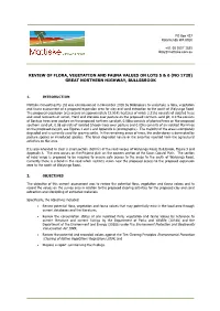 Flora Survey 2018.Pdf