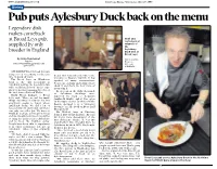 Pubputsaylesburyduckbackonth