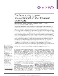 The Far-Reaching Scope of Neuroinflammation After Traumatic Brain Injury