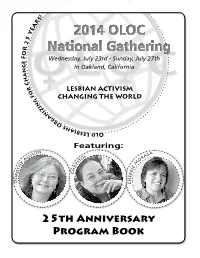25Th Anniversary Program Book
