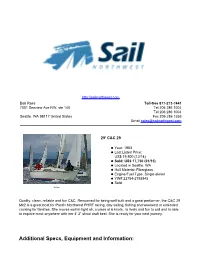 Additional Specs, Equipment and Information