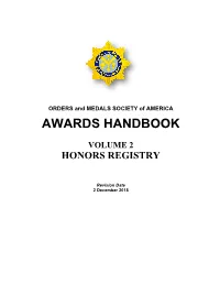 Awards Handbook