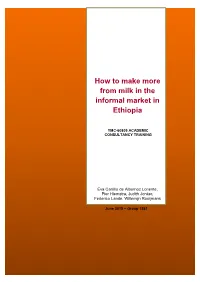 How to Make More from Milk in the Informal Market in Ethiopia