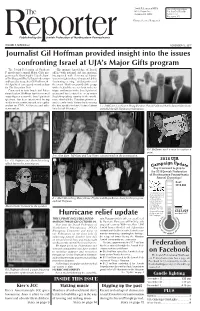 Journalist Gil Hoffman Provided Insight Into the Issues Confronting