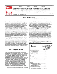 Library Instruction Round Table News