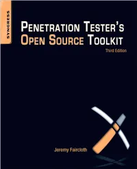 Penetration Tester's Open Source Toolkit.Pdf