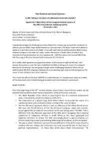 Racialism and Social Cohesion: Is ANC Failing in Its Vision of A
