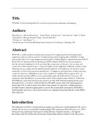 Title Authors Abstract Introduction