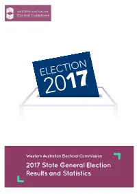 2017 State General Election Results and Statistics Report