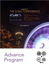 Advance Program Welcome To