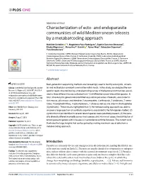 And Endoparasite Communities of Wild Mediterranean Teleosts by a Metabarcoding Approach