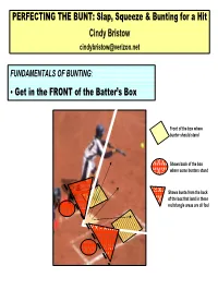 Get in the FRONT of the Batter's Box