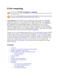 Grid Computing