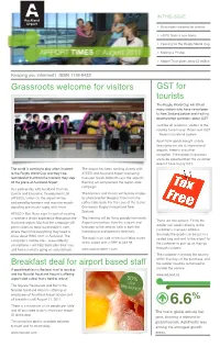 GST for Tourists Grassroots Welcome for Visitors