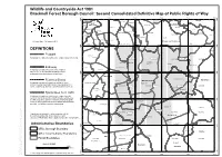 Second Consolidated Definitive Map of Rights Of