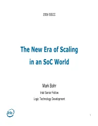 The New Era of Scaling in an Soc World